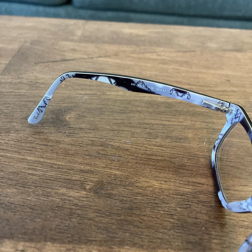 Ray Ban RB5228 5405 50-17-140 Matte Black Flex Hinge Eyeglasses Frames Only‎